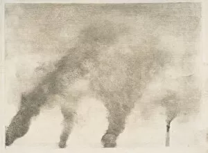 Black Smoke Gallery: Factory Smoke, 1877-79. Creator: Edgar Degas