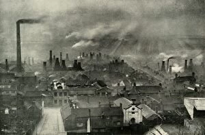 County Collection: A Factoryscape in the Potteries, (1938)