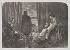Sick Gallery: Fading Away, from 'Illustrated Times', October 5, 1858. Creator: Unknown