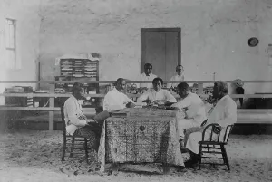 Faga Togo, Samoa, District Court, between c1915 and c1920. Creator: Bain News Service