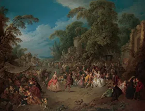 Pater Jean Baptiste Prints: The Fair at Bezons, ca. 1733. Creator: Jean-Baptiste Pater