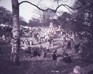 Day Out Prints: Fair on Hampstead Heath, London, c1955. Creator: Arthur Charles Kirby Ware