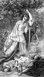 Water Bottle Prints: The Fair Haymaker, by G. E. Hicks