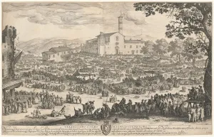 Basilica Collection: The Fair at Impruneta, 1620. Creator: Jacques Callot
