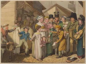 At the fair. Scenes of life during the Biedermeier period. Creator: Opiz, Georg Emanuel (1775-1841)