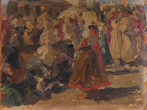 Fair - A Study, around 1935. Creator: Teodor Jozef Mousson