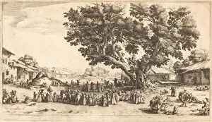 Lorraine Gallery: The Fair at Xeuilley. Creator: Jacques Callot