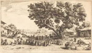 Lorraine Prints: The Fair at Xeuilley. Creator: Jacques Callot