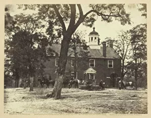 Belvedere Collection: Fairfax Court-House, June 1863. Creator: Alexander Gardner