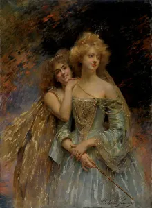 Magic Prints: The fairies. Artist: Lemaire, Madeleine Jeanne (1845-1928)