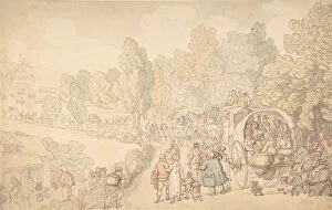 Fairlop Fair, Essex, ca. 1816. Creator: Thomas Rowlandson