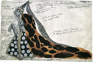 Adult Prints: Fairy Carabosse, costume design for Tchaikovskys ballet Sleeping Beauty