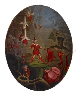 Mischief Prints: Fairy Marauders, about 1870. Creator: James Farrington Gookins