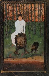 Canine Prints: Fairy Tale I, 1895. Creator: Hugo Simberg