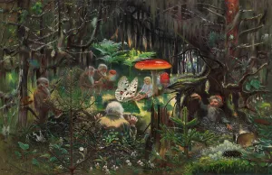 Cyathea Prints: Fairy Tale Princess, c1896. Creator: Torsten Wasastjerna