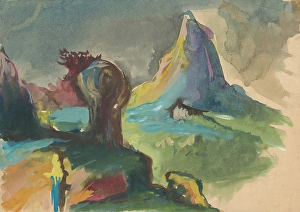 Fairytale Landscape, 1940-1944. Creator: Jan Novak