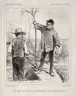 Paul Gavarni French Prints: Faite et Gestes du Proprietaire. Creator: Paul Gavarni (French, 1804-1866)