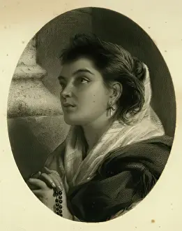 Emotion Prints: Faith, 1875. Creator: Thomas Oldham Barlow