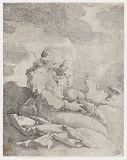 Virtuous Prints: Faith, Hope and Charity, ca. 1593. Creator: Gerrit Pietersz Sweelink