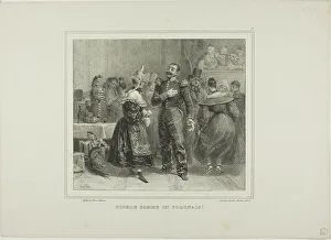 Faithful Prints: Faithful as a Polish Man!, 1833. Creator: Auguste Raffet