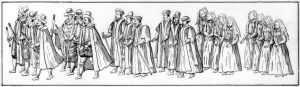 The faithful subjects who led the procession at Elizabeths funeral, 1603 (1901) The faithful subjects who led the procession at Elizabeths funeral, 1603 (1901)