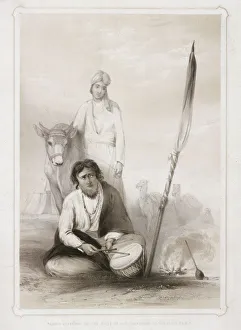 Holy Man Prints: Fakeer attached to the Suite of the Governor General in Camp, 1844