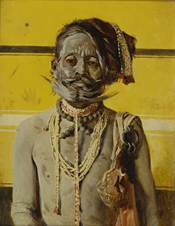 A Fakir, 1874-1876. Artist: Vereshchagin, Vasili Vasilyevich (1842-1904) A Fakir, 1874-1876. Artist: Vereshchagin, Vasili Vasilyevich (1842-1904)