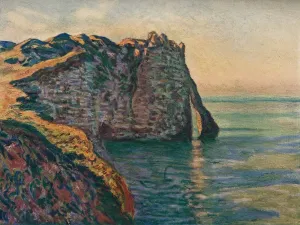 Seine Maritime Prints: Falaises A Etretat, 1885. Artist: Claude Monet