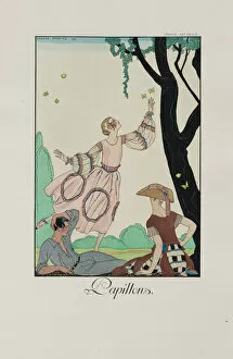 Barbier Gallery: Falbalas et fanfreluches: Papillons, 1921. Creator: Barbier, George (1882-1932)