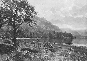 Petit Prints: Falcon Crag, Derwentwater, c1896. Artist: Alfred Petit