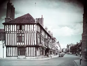 Hotel Prints: The Falcon Inn, Chapel Street, Stratford-on-Avon