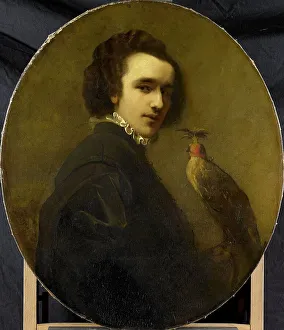 Falcon Prints: The Falconer, 1850-1880. Creator: Christoffel Bisschop
