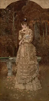 Clark Art Institute Prints: Fall, 1877. Creator: Alfred Stevens