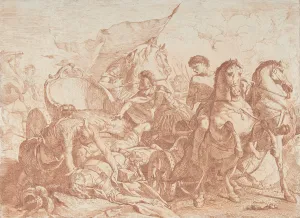 Noel Prints: Fall of Antiochus From His Chariot, 18th century. 18th century