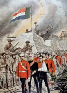 Dignity Prints: Fall of the British garrison at Jamestown, South Africa, Boer War, 1901