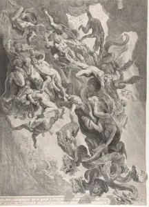 Soutman Pieter Gallery: The Fall of the Damned, 1642. Creator: Pieter Soutman