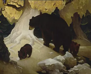 Bear Cub Gallery: Fall in the Foothills, ca. 1933-1934. Creator: W. Herbert Dunton