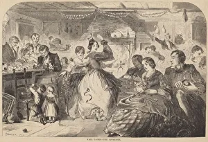 Custom Collection: Fall Games - The Apple-Bee, published 1859. Creator: Winslow Homer