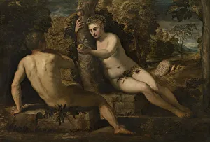 Expulsion From The Paradise Prints: The Fall from Grace, ca 1552