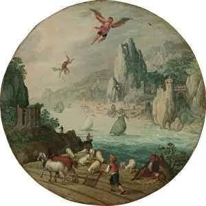 The Fall of Icarus, c1586-1590. Creator: Tobias Verhaecht
