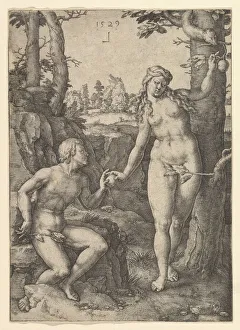 Tree Of Knowledge Collection: Fall of Man, 1529. Creator: Lucas van Leyden