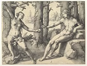 Tree Of Knowledge Collection: Fall of Man, 1530. Creator: Lucas van Leyden