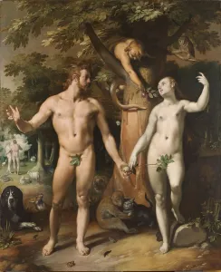 Cornelis Van Haarlem Prints: The Fall of Man, 1592. Creator: Cornelis Cornelisz van Haarlem