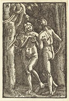 Tempted Prints: The Fall of Man, c. 1513. Creator: Albrecht Altdorfer
