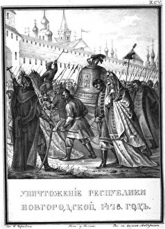The Fall of the Novgorod Republic, 1478 (From Illustrated Karamzin), 1836