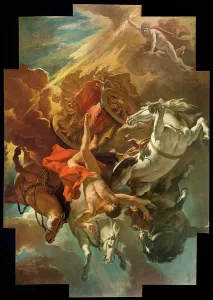 Venetian School Collection: The fall of Phaeton