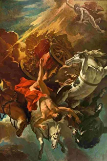 Phaeton Prints: The fall of Phaeton. Artist: Ricci, Sebastiano (1659-1734)