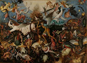 Last Judgement Collection: The Fall of the Rebel Angels, 1562. Artist: Bruegel (Brueghel), Pieter, the Elder (ca 1525-1569)