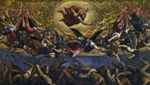 Final Judgment Collection: The Fall of the Rebel Angels, c. 1615-1620. Creator: Palma il Giovane, Jacopo, the Younger