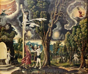 Popes Prints: Fall and Redemption, 1535. Artist: Lemberger, Georg (ca 1490?1500-ca 1540 / 45)